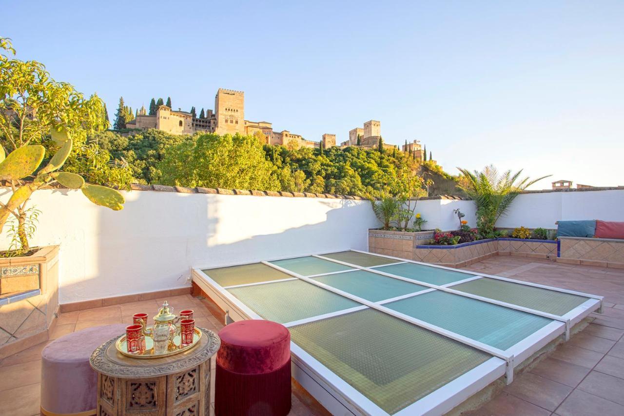 Morayma House Terrace With Views To Alhambra Vila Granada Exterior foto